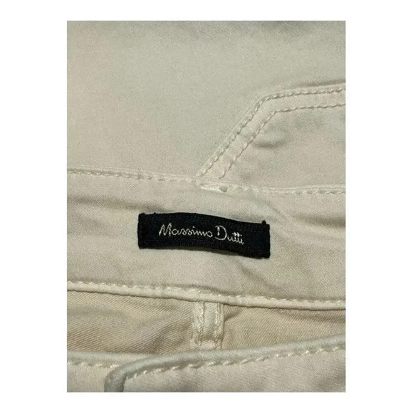 Massimo Dutti Women’s Size 2 Tan Flared Bottom Cropped Jeans‎ - Picture 5 of 6